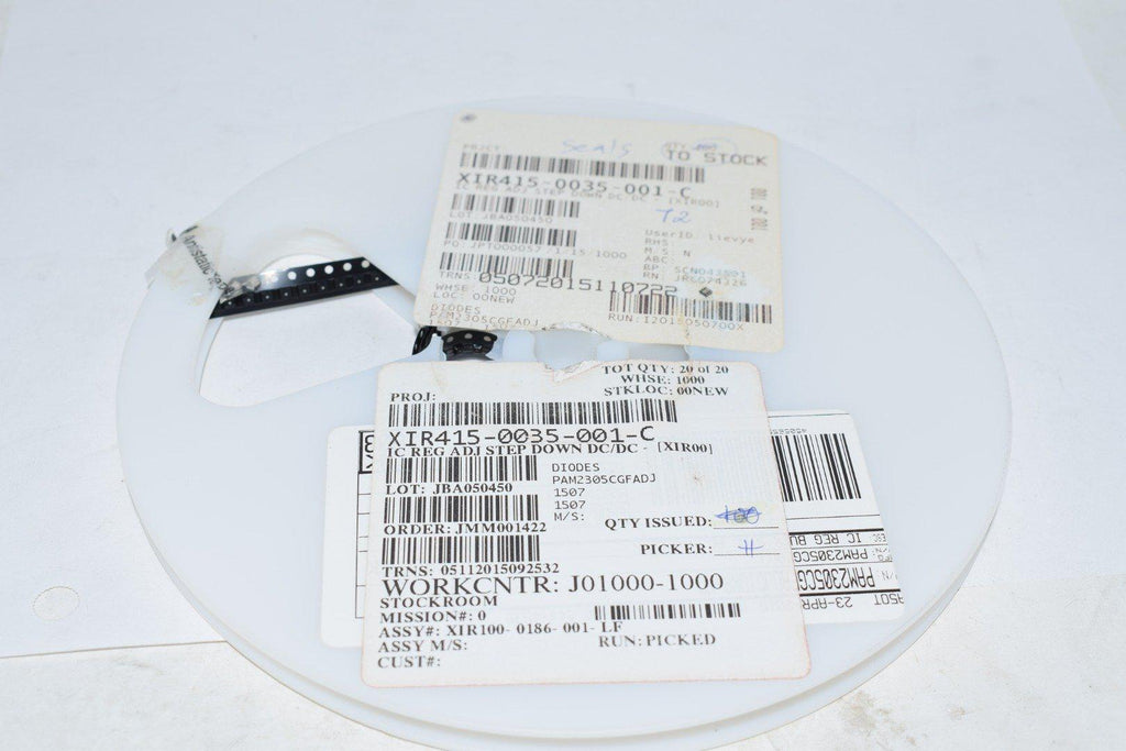 Roll of NEW Diodes PAM2305CGFADJ Buck Switching Regulator IC Positive Adjustable 0.6V 1 Output 1A 6-WDFN Exposed Pad