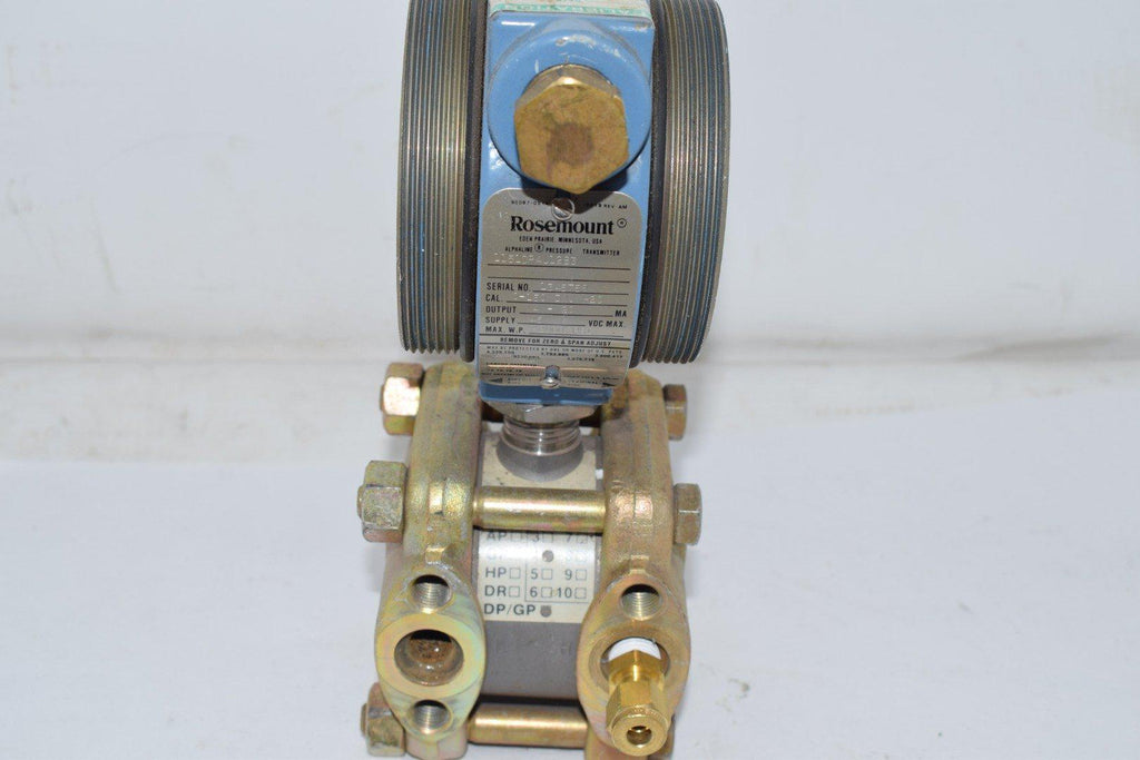 Rosemount 1151DP4J12B3 Pressure Transmitter With Pressure Manifold