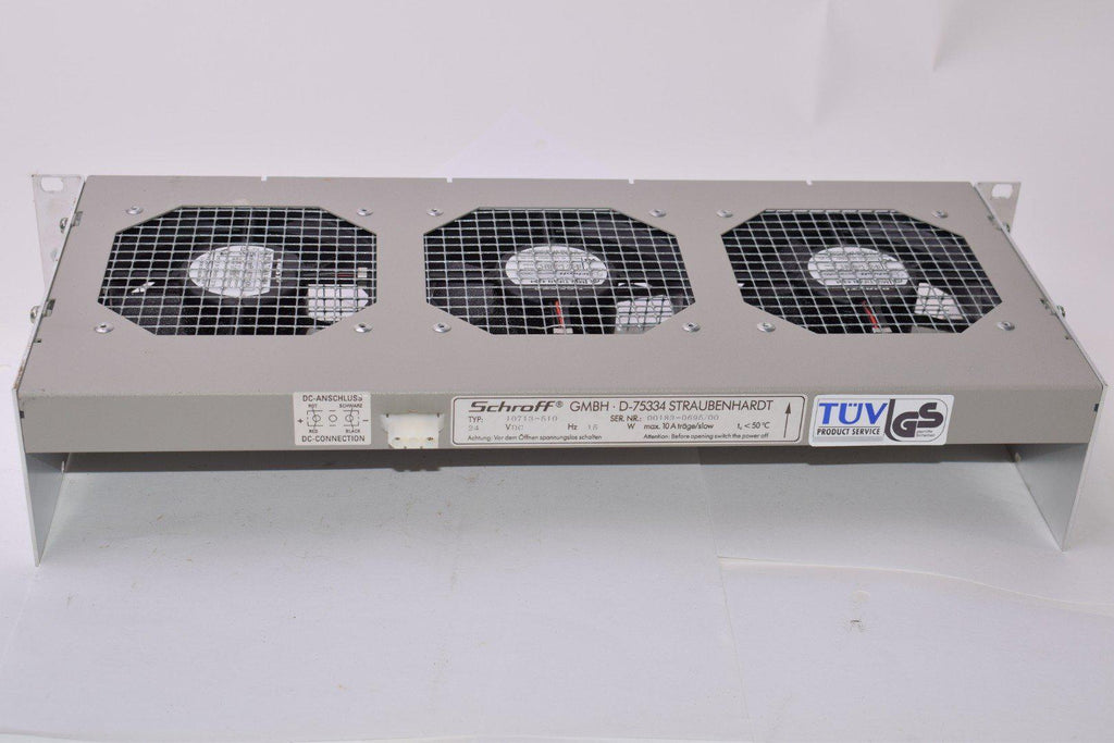 Schroff, Model: D-75334 Circulation Fan Assembly, 3 Fan Assembly, 24 VDC, 15Hz