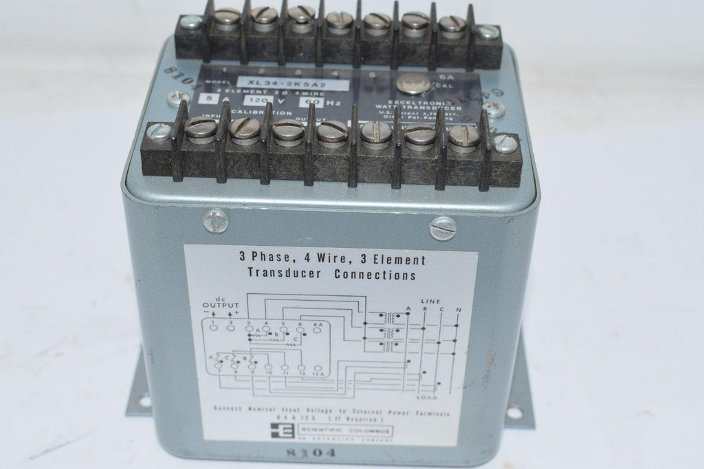 Scientific Columbus Electronic Variable Transducer XLV34-2K5A2 5A 120V