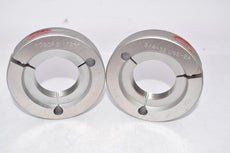 Set of 2 PRECON 1-3/4-32 UNS-2A Thread Ring Gages NOGO PD 1.7244 x GO PD 1.7285
