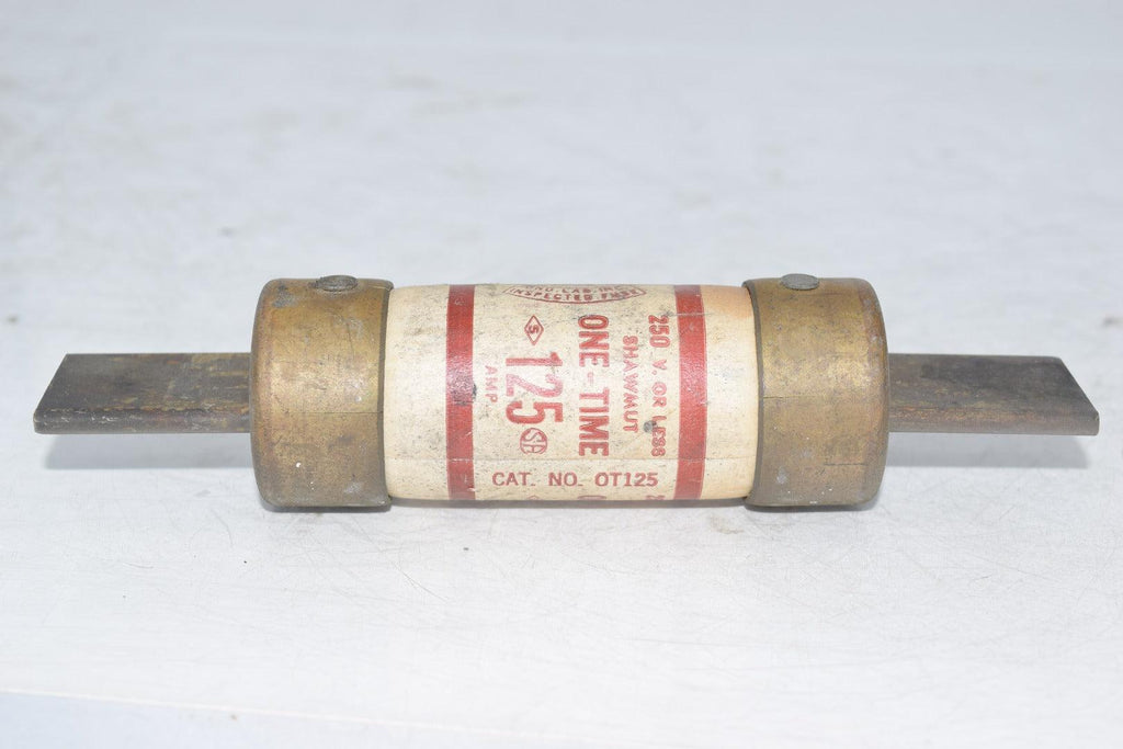 Shawmut OT125 One-Time Fuse 125A 250V
