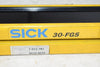 SICK OPTIC ELECTRONIC FGSS-600-211 LIGHT CURTAIN SENDER 18MX600MM GUARDED AREA 24V
