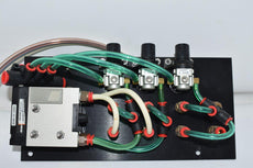 SMC Pressure Regulator Panel, NZM102HT Vacuum Ejector x2 Pressure Gauges x3