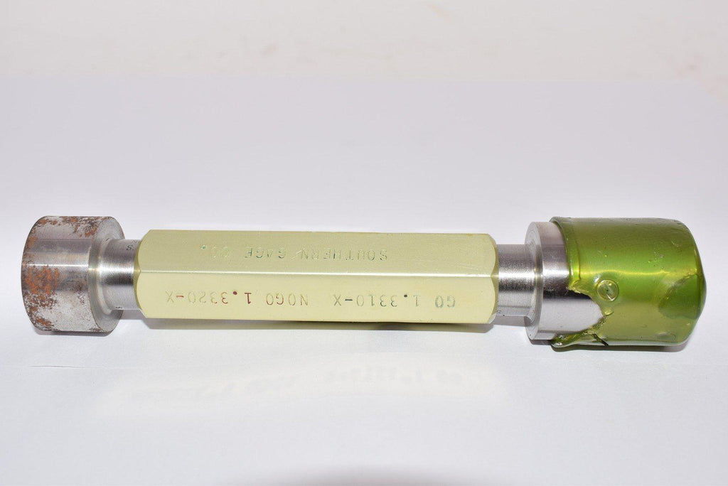 SOUTHERN GAGE CO GO 1.3310-X NO GO 1.3320-X PD THREAD ASSEMBLY PLUG GAGE
