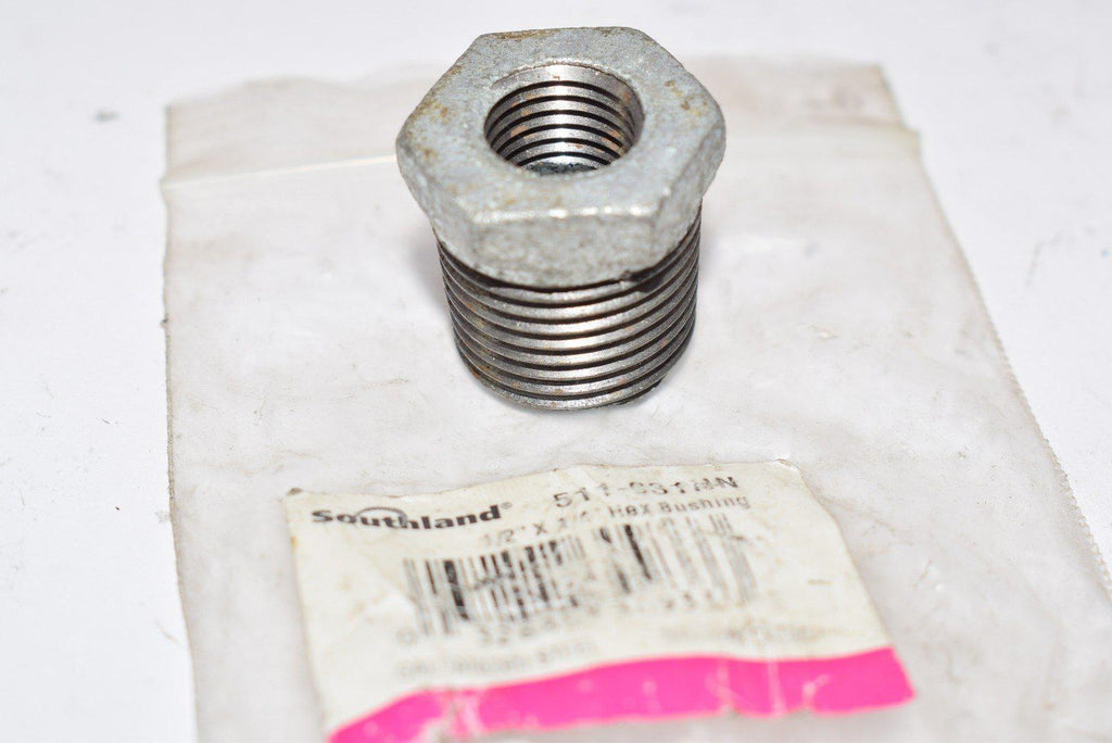 Southland Galvanized Steel 1/2'' x 1/4'' Hex Bushing, 511-031HN