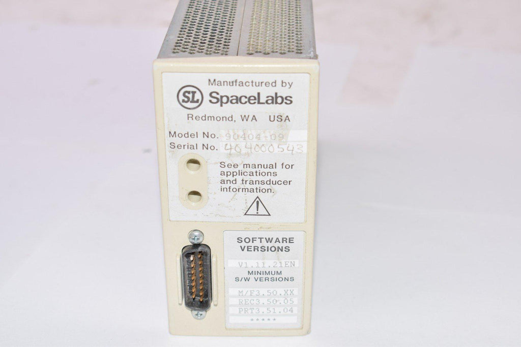 SpaceLabs Inc, Model: 90404-09, Serial No. 404000543, Patient Monitor Module