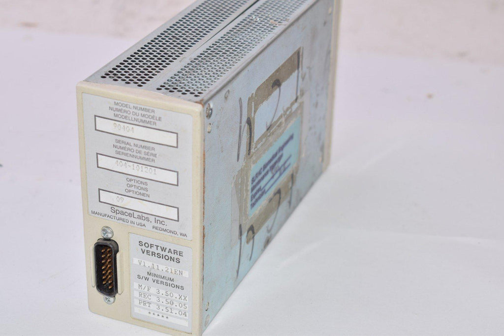 SpaceLabs Inc, Model: 90404, Serial No. 404-101201, Patient Monitor Module