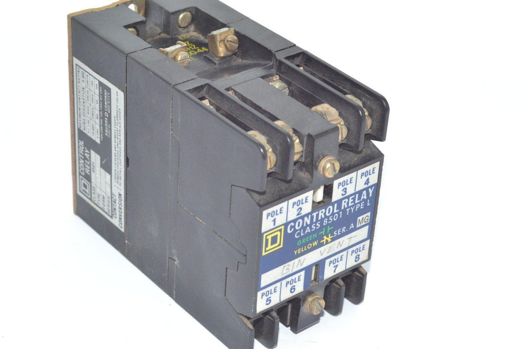 Square D Class 8501 Type LB1 Series A Control Relay 8501-LB-1