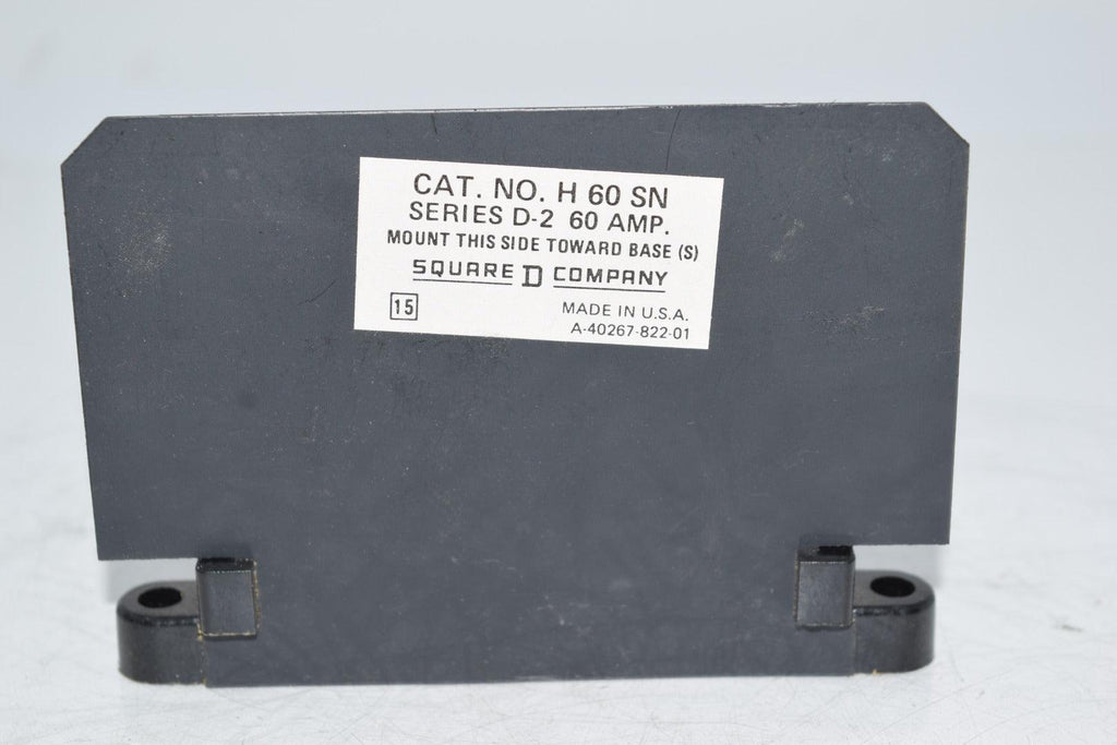 Square D H-60-SN Groundable Neutral 60 Amp