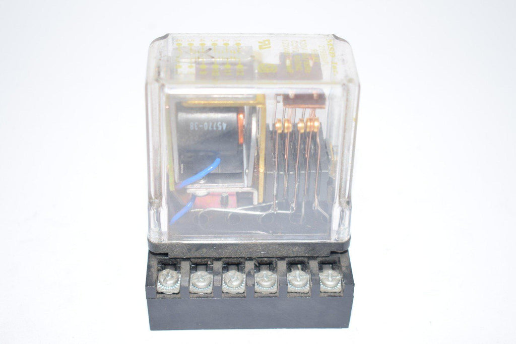 STRUTHERS-DUNN 219BBXPL-120VAC Power Relay, DPDT, DPST-NO, 120 VAC, 10 A, 219 Series, Socket, Non Latching