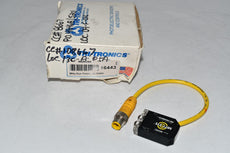 TRI-TRONICS MDRCR5 PHOTOELECTRIC SENSOR DC MITY-EYE WITH RED LED R5 POLARIZED RETROREFLECTIVE BLOCK 4-WIRE M12 CONNECTOR 10-30 VDC