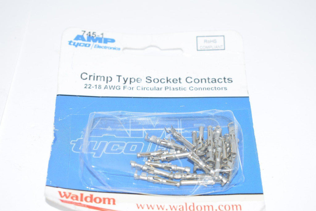 Tyco Amp 745-1 Socket Contact Connector Kit 22-18 AWG