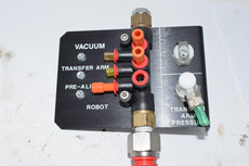Ultratech Stepper 1015-04438 REV. A Vacuum Transfer Arm Panel Fittings