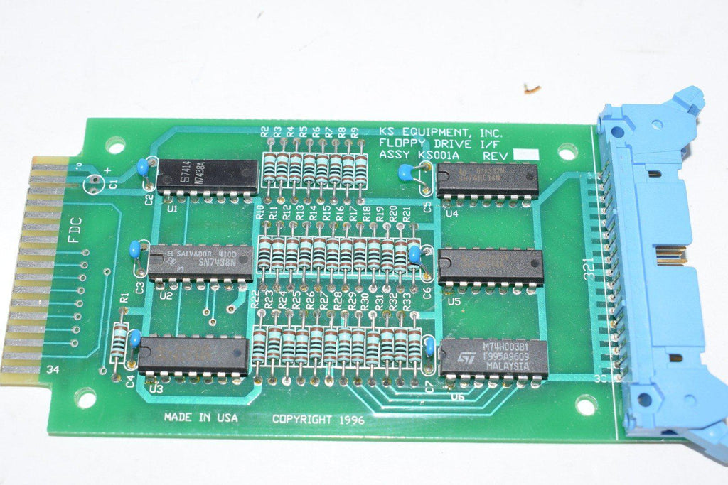 Ultratech Stepper KS Equipment KS001A Floppy Drive I/F PCB Board Module