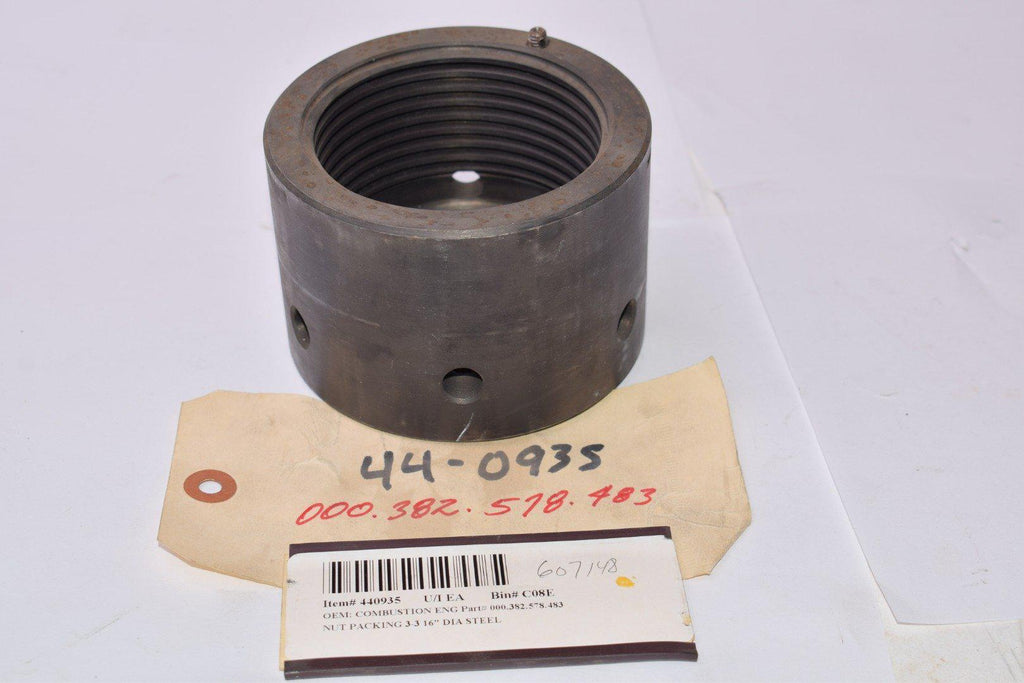 Vintage NEW C-E Power Systems, Combustion Engineering, Part: 000.382.578.483, 4-1/4'' OD x 3'' ID