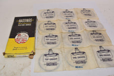 Vintage NEW Hastings Motor Engineered Piston Rings 4 Sets