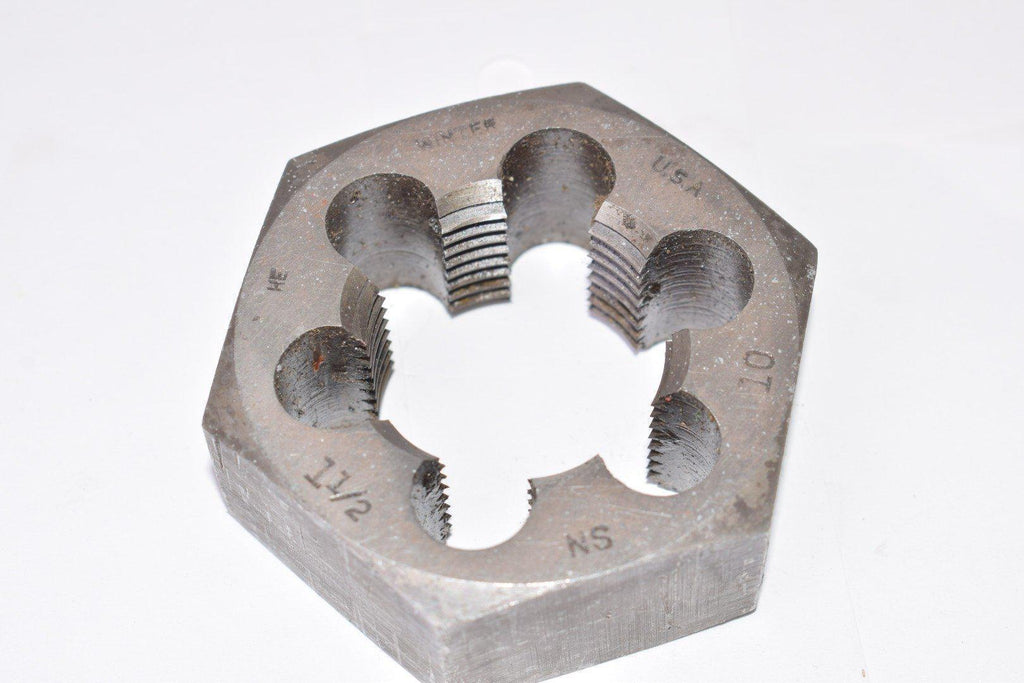 Vintage Winter Hex Rethreading Die, 1-1/2'' NS