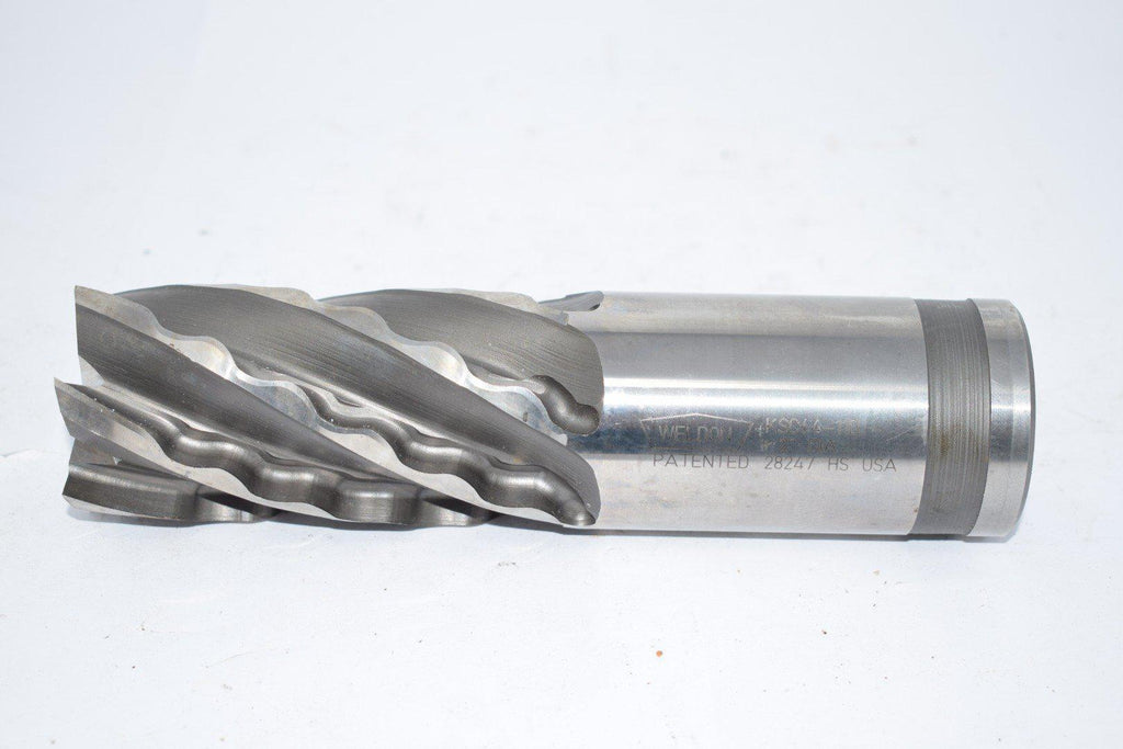 Weldon KSC64-11B 2'' End Mill Crest-Kut 4'' LOC 6 Flutes 2'' Shank 7-3/4 OAL