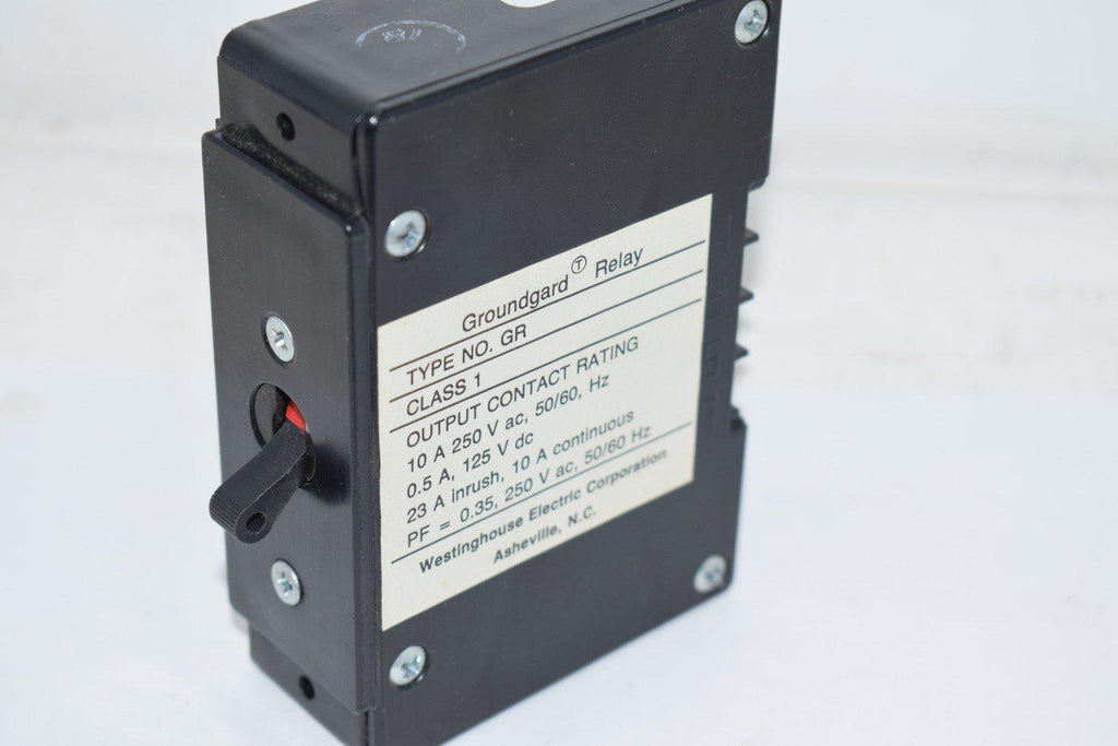 WESTINGHOUSE CLASS I GROUNDGUARD RELAY TYPE GR 10A 250V AC