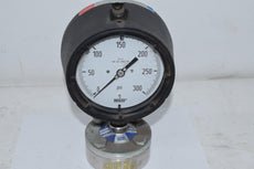 Wika 0-300 PSI 4-1/2'' Pressure Gauge 990.12 Flanged Process Connection, Diaphragm Seals
