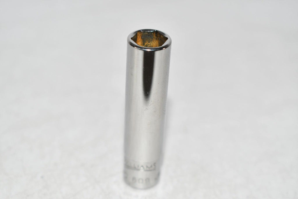 Williams MMD-609 1/4 Drive Deep Socket, 6 Point, 9mm