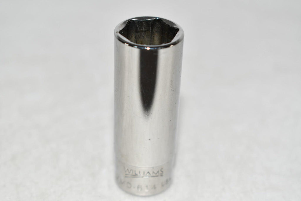 Williams MMD-614 1/4'' Dr Deep Socket, 6PT 14MM