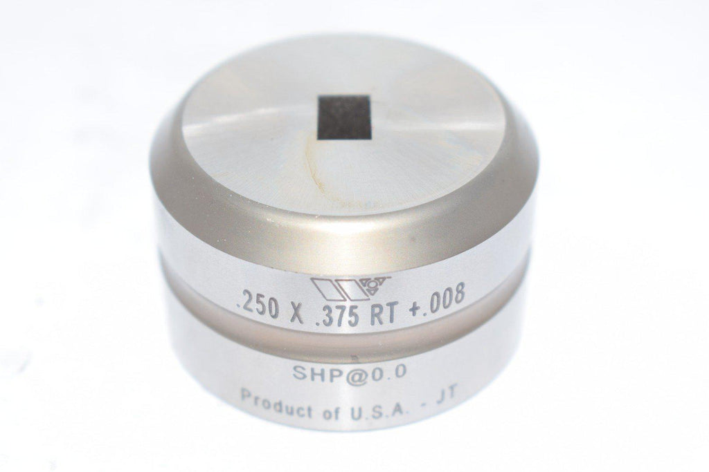 Wilson Tools .250 x .375 +.008 Rectangle Thick Punch Press Die Turret CNC Tools