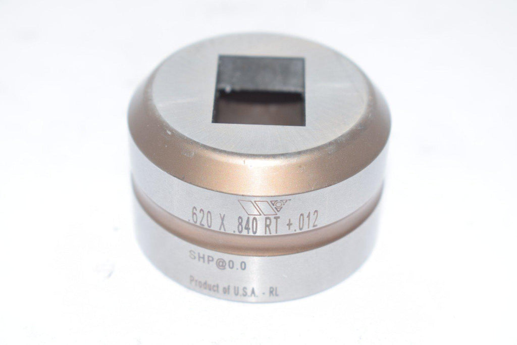 Wilson Tools .620 x .840 +.012 Rectangle Thick Punch Press Die Turret CNC Tools