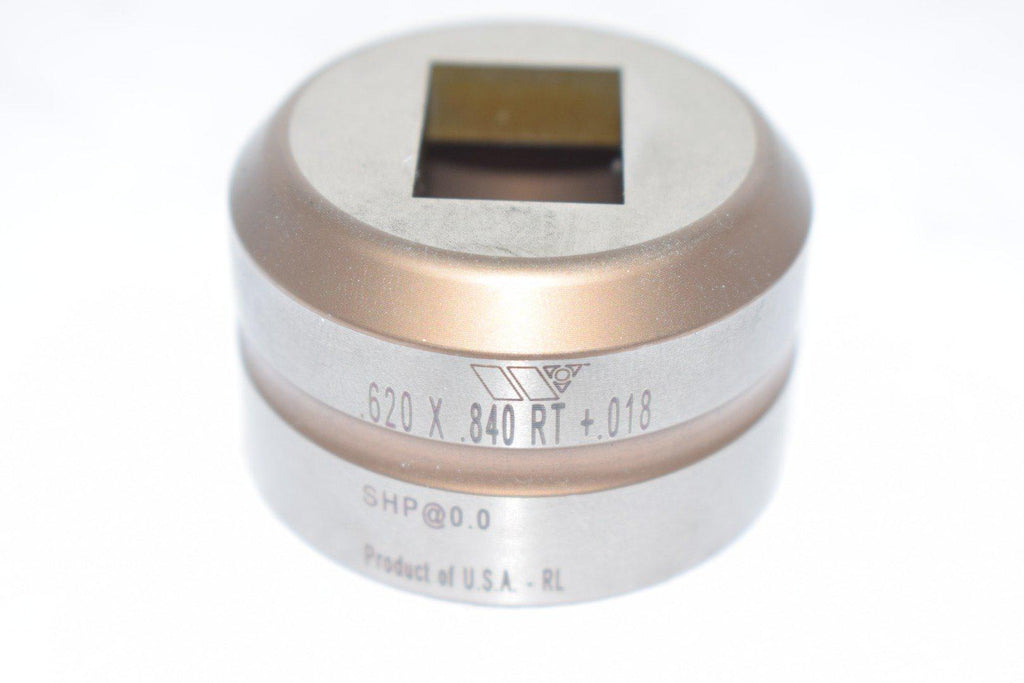 Wilson Tools .620 x .840 +.018 Rectangle Thick Punch Press Die Turret CNC Tools