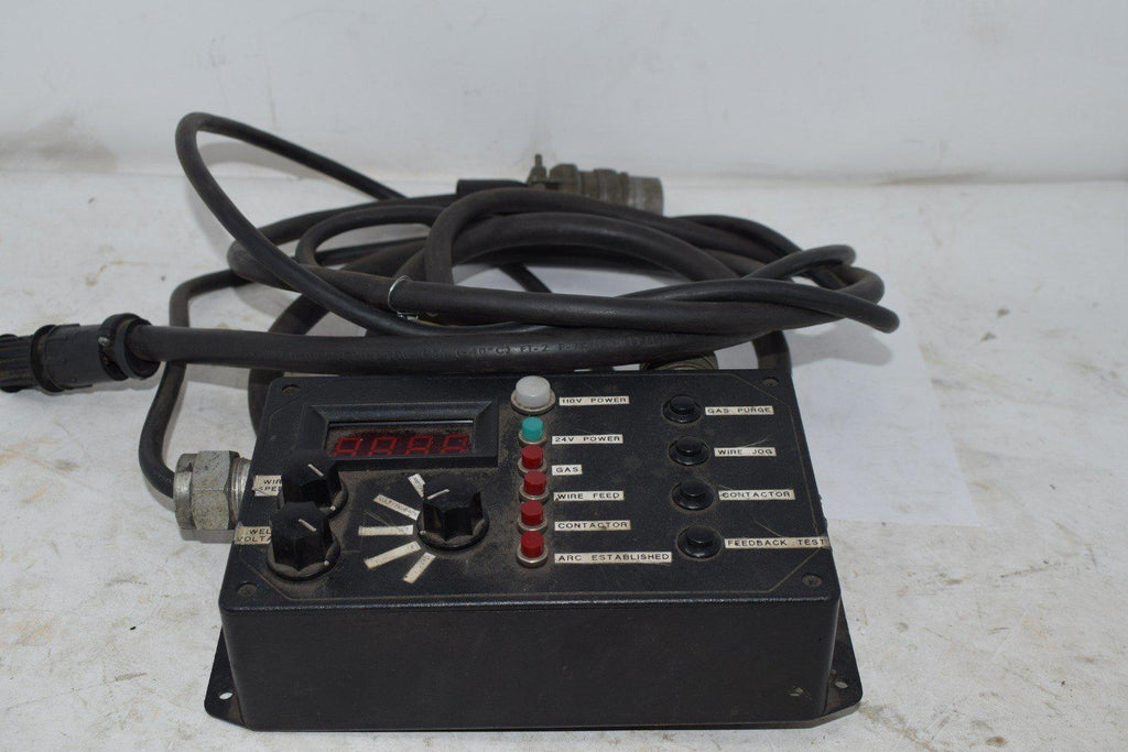 Wire Feed Welder Controller Feed Panel, Gas Purge Jogger