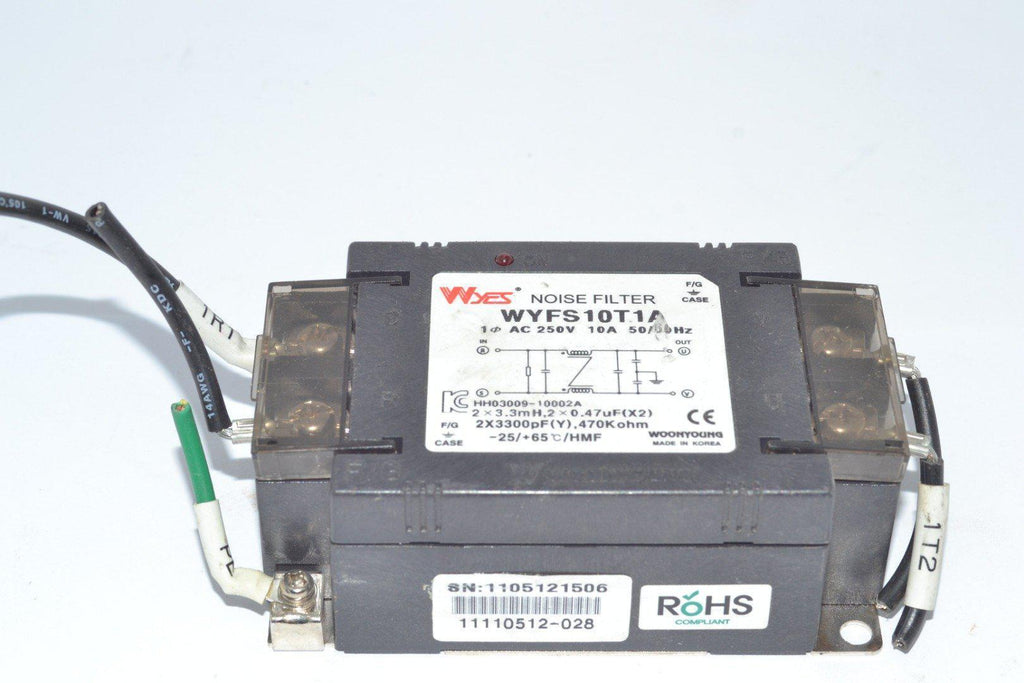 Wyes WYFS10T1A Noise Filter, 250V 10A Woonyoung