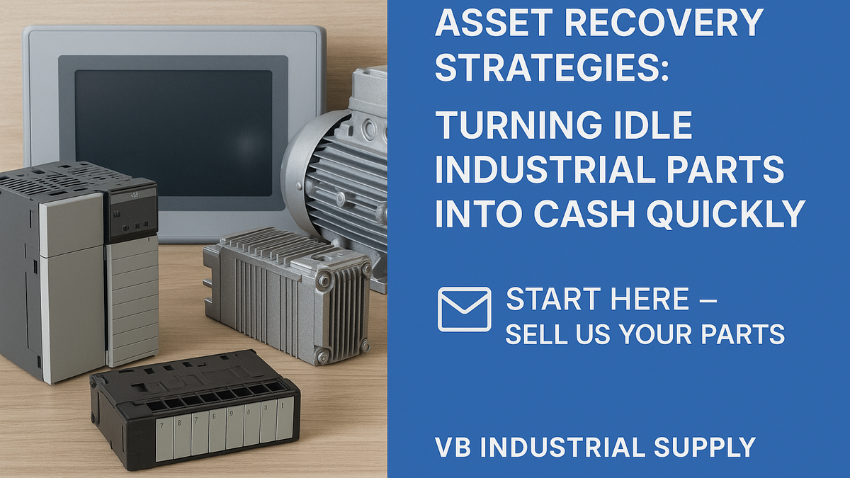 Asset Recovery Strategies: Turning Idle Industrial Parts into Cash Quickly