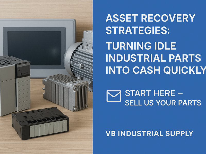 Asset Recovery Strategies: Turning Idle Industrial Parts into Cash Quickly
