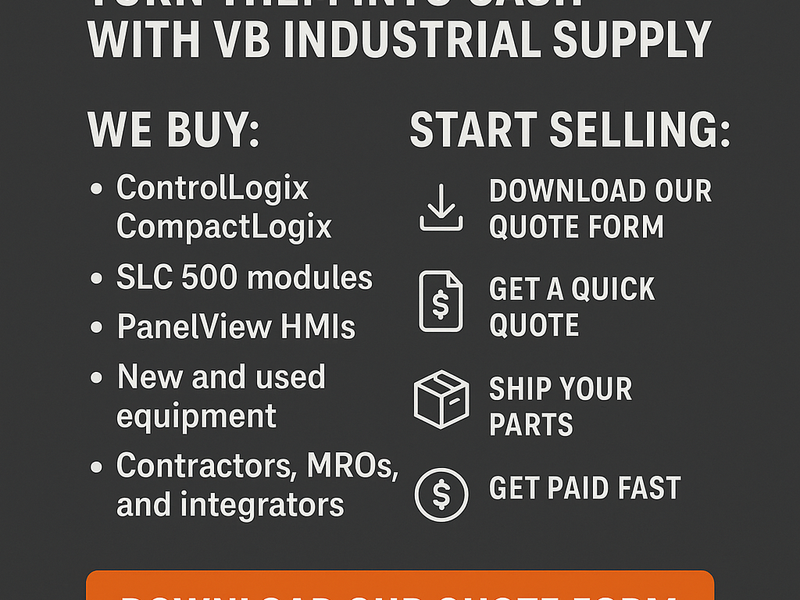 Turn Surplus Allen-Bradley PLC Parts into Cash