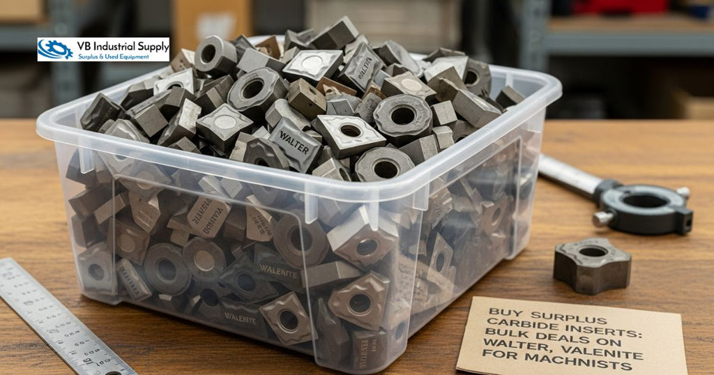 Buy Surplus Carbide Inserts: Bulk Deals on Walter, Valenite for Machinists