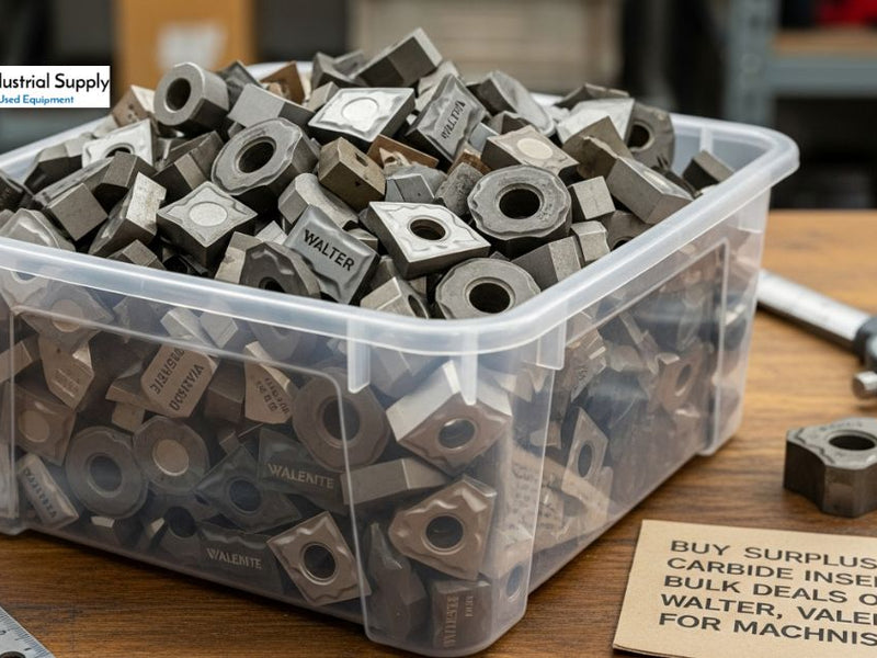 Buy Surplus Carbide Inserts: Bulk Deals on Walter, Valenite for Machinists