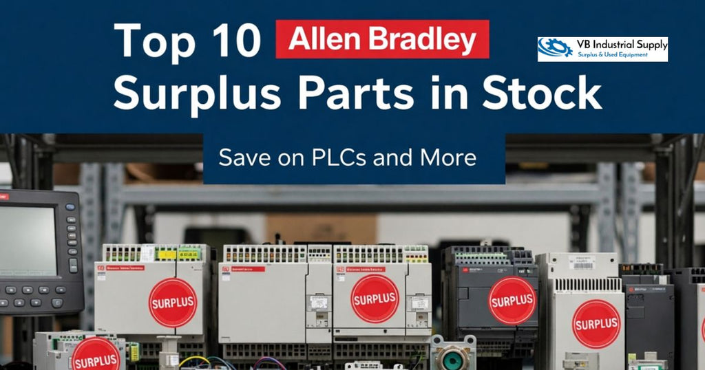 Top 10 Allen Bradley Surplus Parts in Stock – Save on PLCs and More