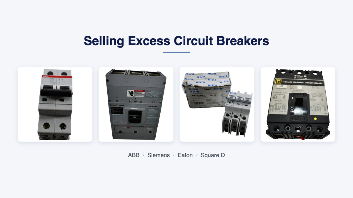 How Electrical Distributors Sell Excess Circuit Breaker Inventory
