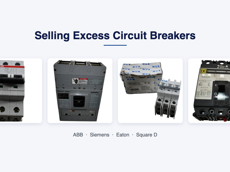 How Electrical Distributors Sell Excess Circuit Breaker Inventory