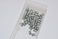 Lot of 47 NEW 90240A009 Tapping Inserts for Drilled Hole in Soft Metal, 8-32 Thread Size