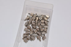 Lot of 41 NEW Male-Female Threaded Hex Standoff 18-8 Stainless Steel, 1/4'' Hex, 1/4'' Long, 4-40 to 4-40 Thread