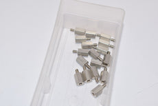 Lot of 17 NEW  Male-Female Threaded Hex Standoff 18-8 Stainless Steel, 1/4'' Hex, 3/8'' L