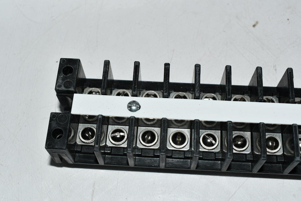 NEW GE EB25B12 Terminal Strip, Heavy Duty, 10 to 18 AWG, 12 Circuits