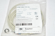 NEW Baumer IFRM 08N1701/L Inductive Proximity Sensor, �8x30mm, Flush, 10-30VDC, 2mm Range, NPN NO, 2m Cable, IP67