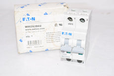 NEW Eaton Cutler Hammer WMZS2D02 Miniature Circuit Breaker Switch 2A 5kA Type D DP UL1077