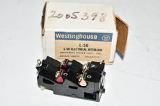 NEW Westinghouse L-56 Electrical Interlock AUXILIARY CONTACT 600 V 1 NO/1 NC