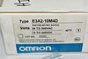 NEW Omron E3A2-10M4D Photoelectric Switch Sensor SENS RELAY-OUT TIMER 10M T-BEAM