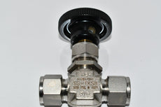 NEW SWAGELOK SS-1KS8 Manual Tube Stainless 5000Psi 1/2In Needle Valve