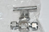 NEW Swagelok SS-1RS6-SH Integral Bonnet Needle Valve, 0.73 Cv, 3/8 in. Swagelok Tube Fitting, Regulating Stem, 316 SS Bar Handle